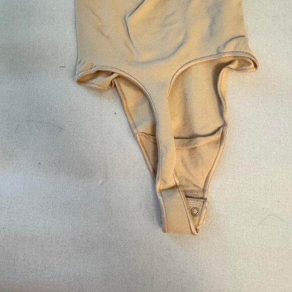 SKIMS, Scoop Neck Thong Bodysuit, Sand, Size S/P, NWOT - Picture 7 of 8